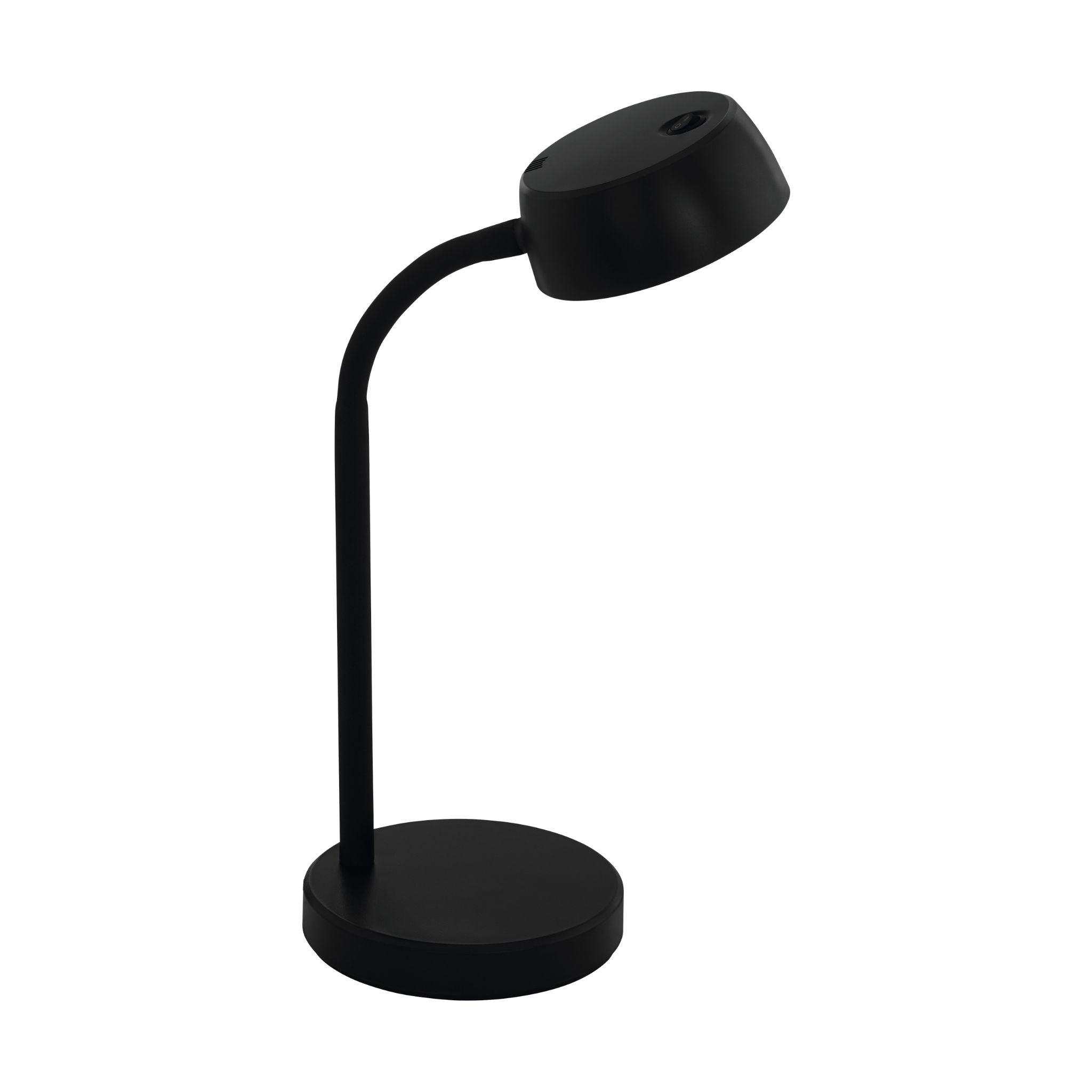 eglo cabales black led desk lamp living room image