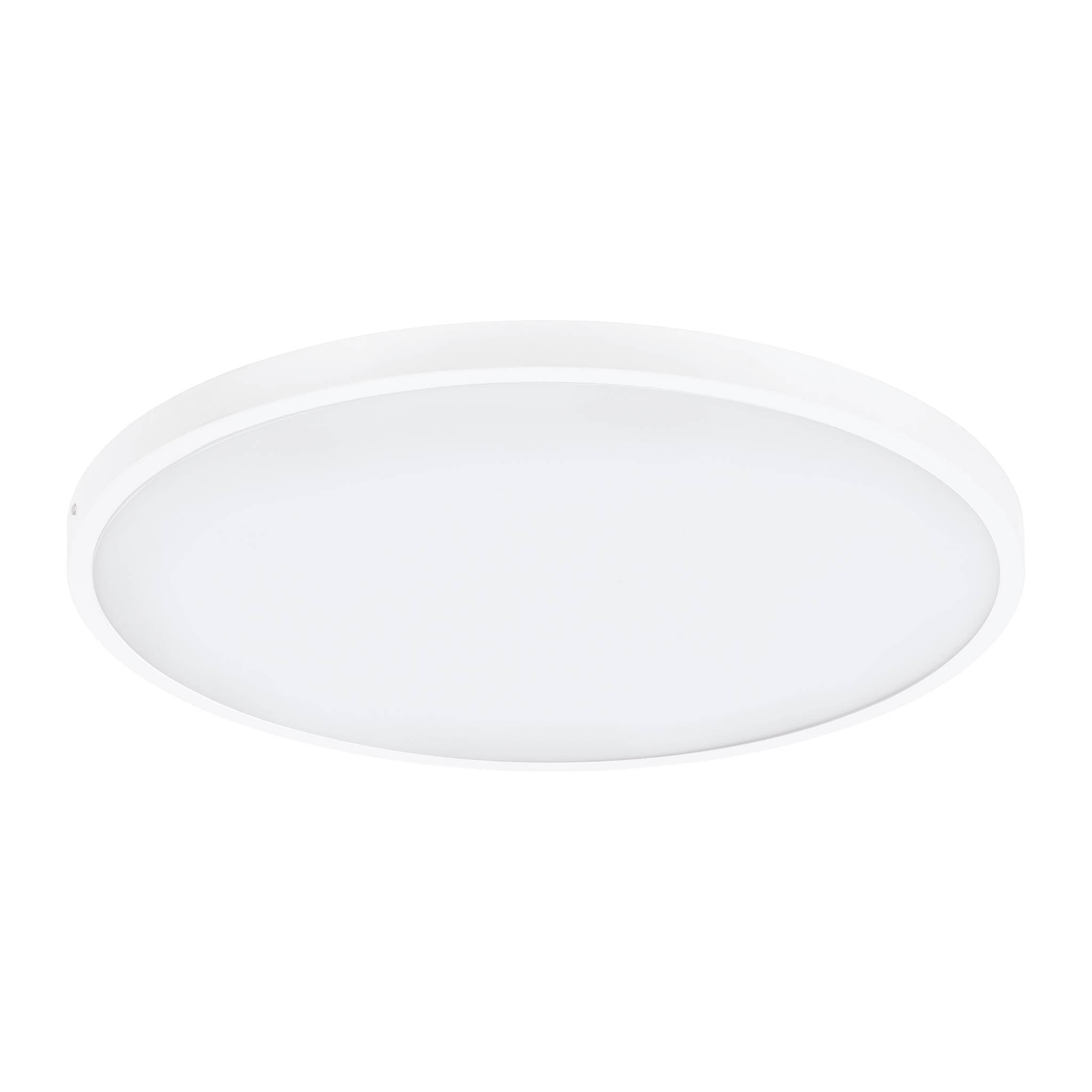 eglo fueva 1 led white flush ceiling light 60cm living room image