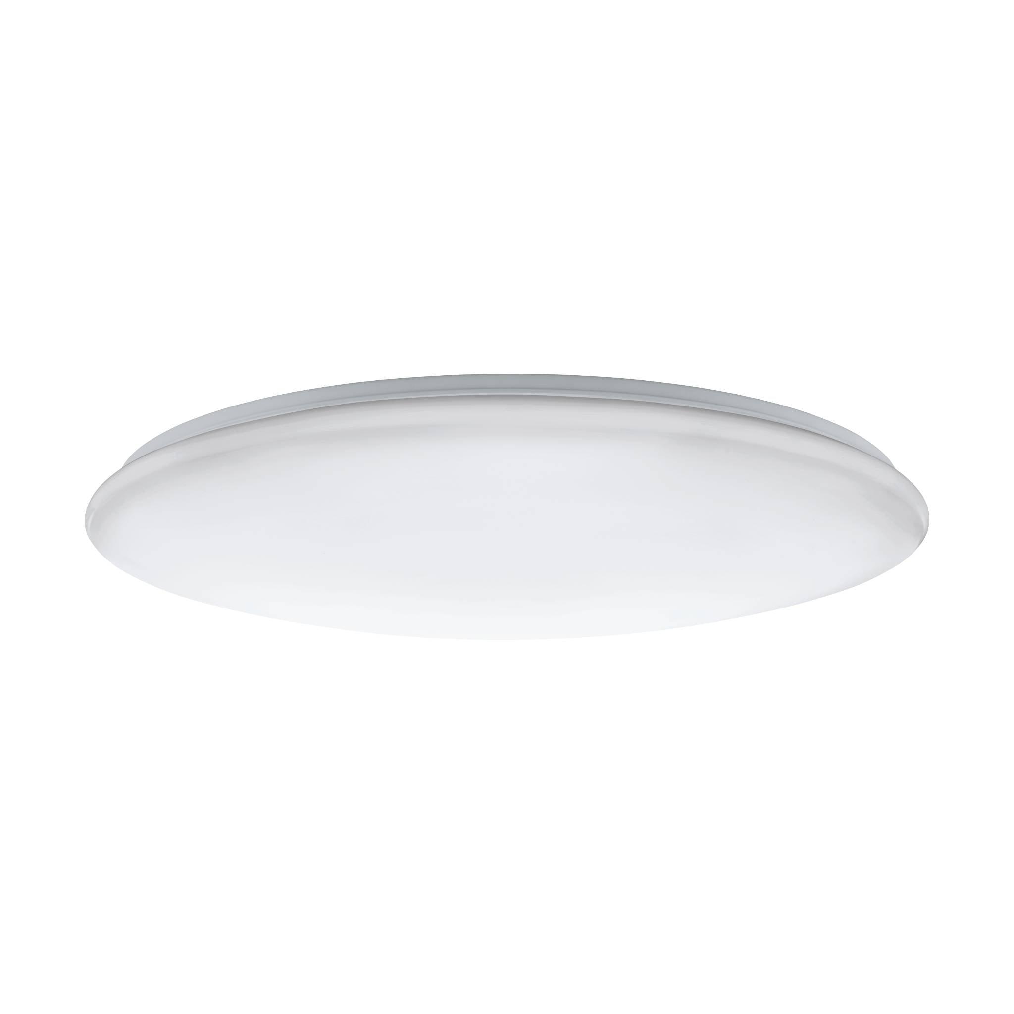 eglo giron flush white led ceiling light 100cm kitchen lighting