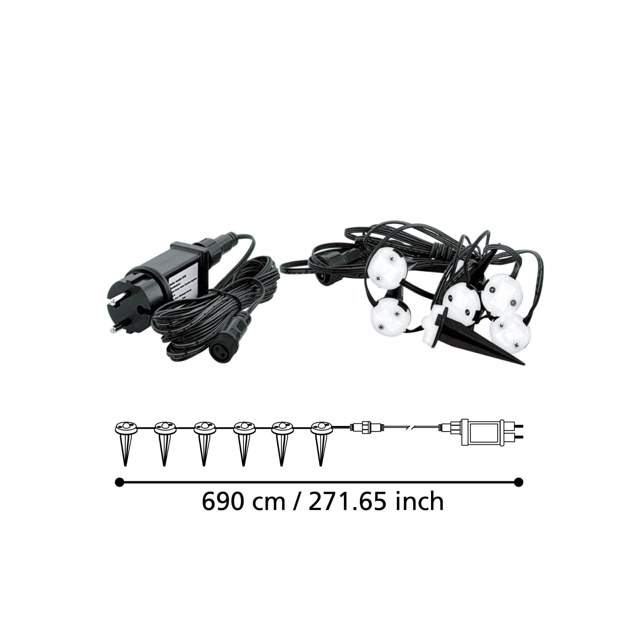 Eglo Spinetoli 2 Set 6 Connected LED IP65 Ground Spike Light