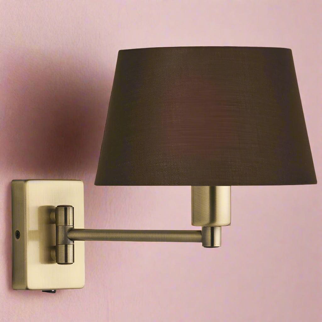 armada chrome antique brass swing arm wall light 1 Bedtoom Lighting Greater Image