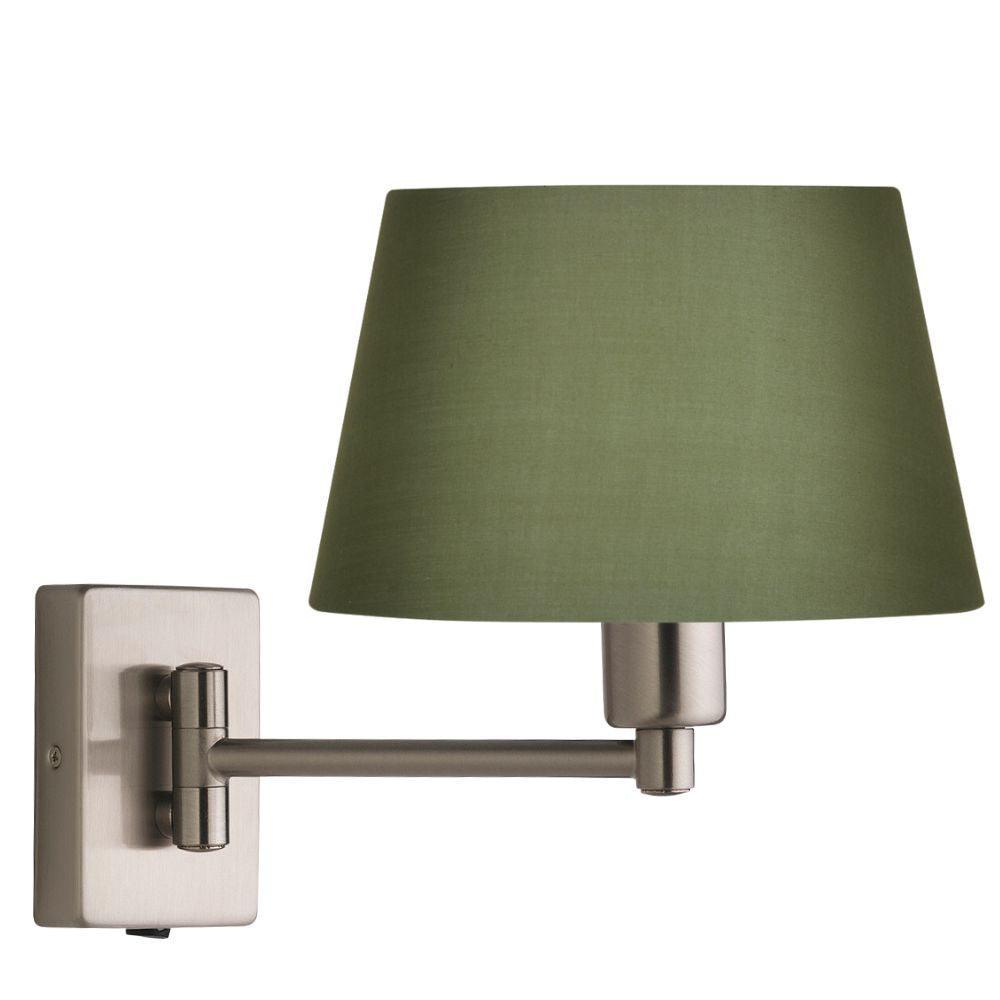 armada antique chrome finish single swing arm wall light Bedroom Lighting Close up