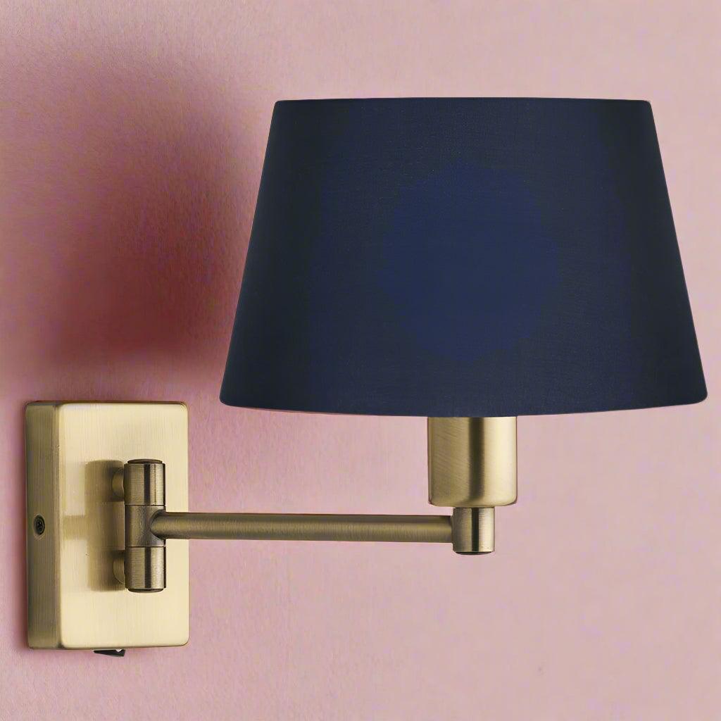 armada chrome antique brass swing arm wall light 1 Hallway Lighting Image