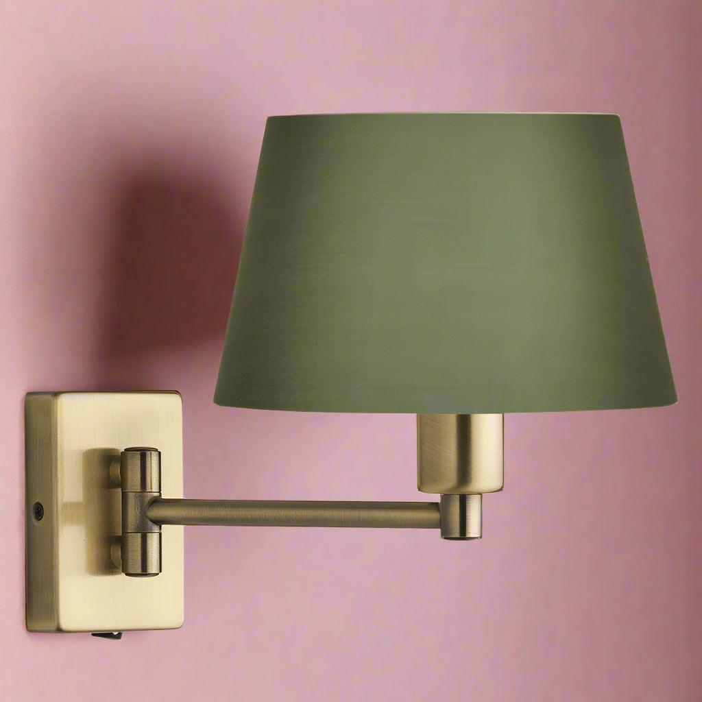 armada chrome antique brass swing arm wall light 1 TIffany Lighting Image