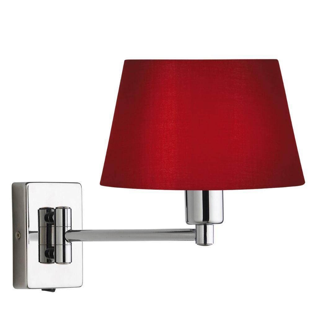 armada chrome finish single swing arm wall light Dininroom Lighting Image