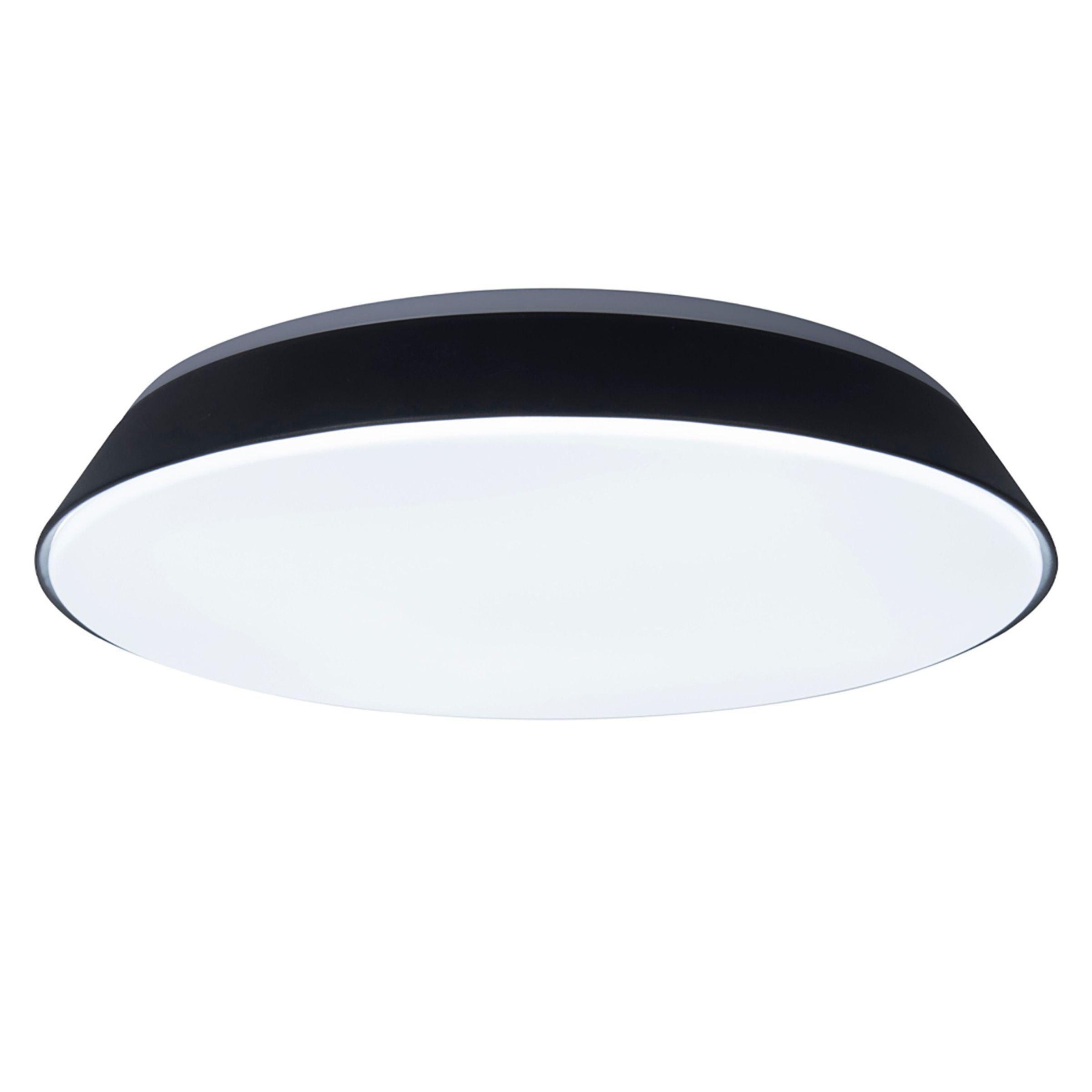 Lutec Painter LED Grey Flush Ceiling Light 8403001012