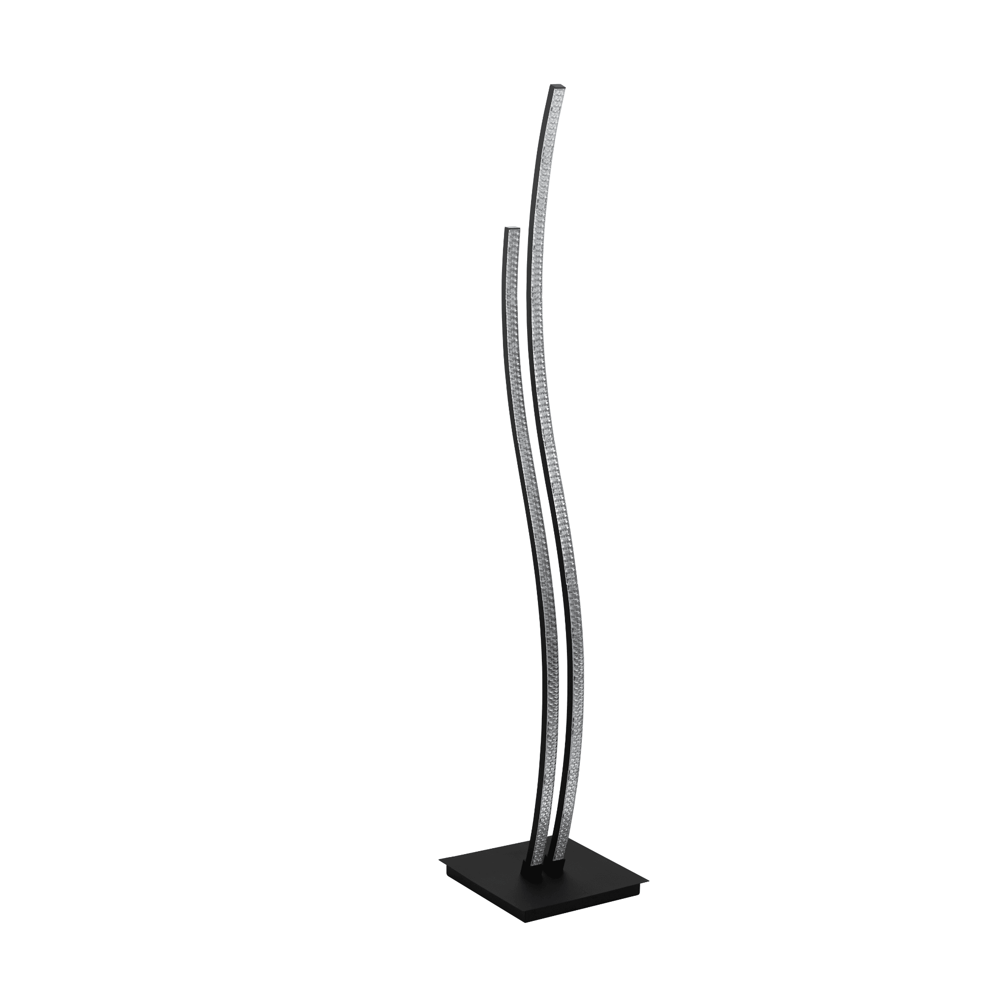 eglo lejias led black floor lamp with plastic crystal finish kitchen lighting