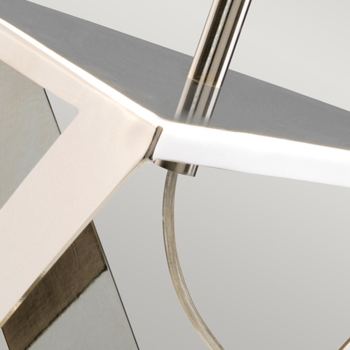 Aegeus 1 Light Polished Nickel Table Lamp
