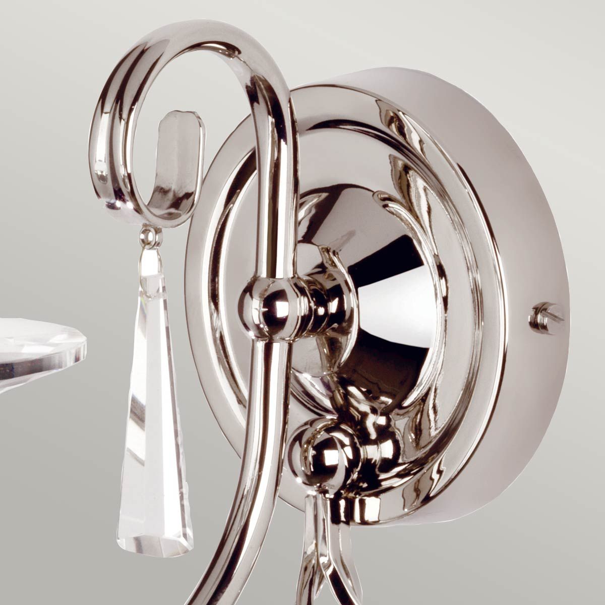 Aegean 1 Light Polished Nickel Wall Light