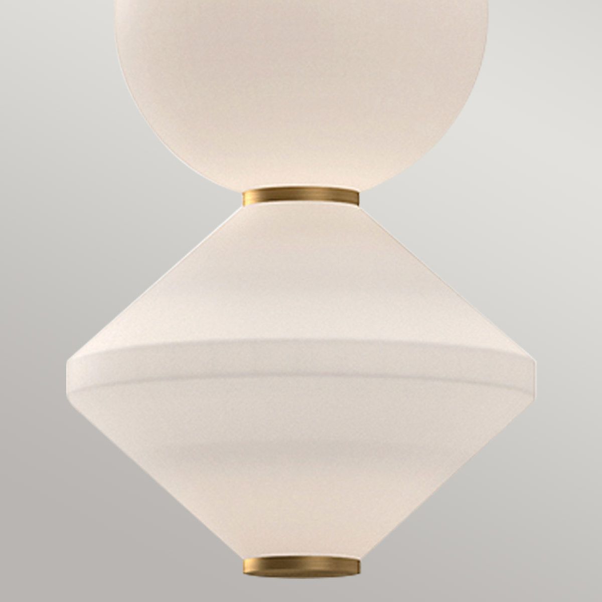 Alora Mood Bijou LED Aged Gold Pendant Light