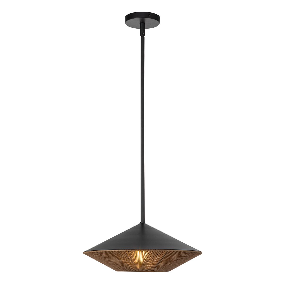 Alora Mood Daphne 1 Light Black Large Pendant