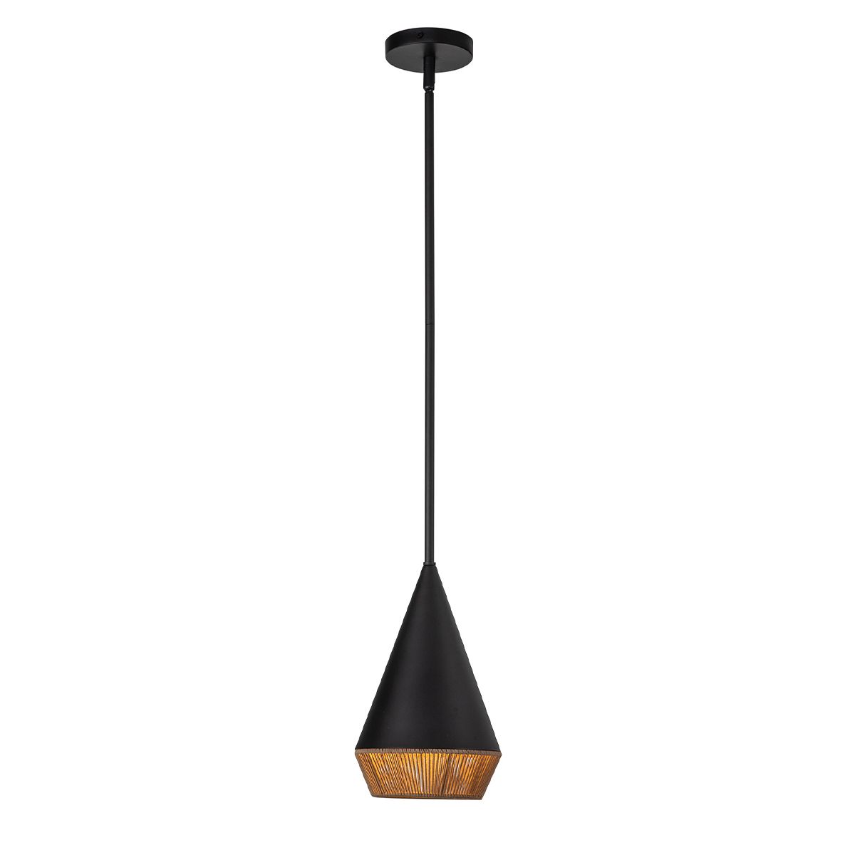 Alora Mood Daphne 1 Light Black Small Pendant