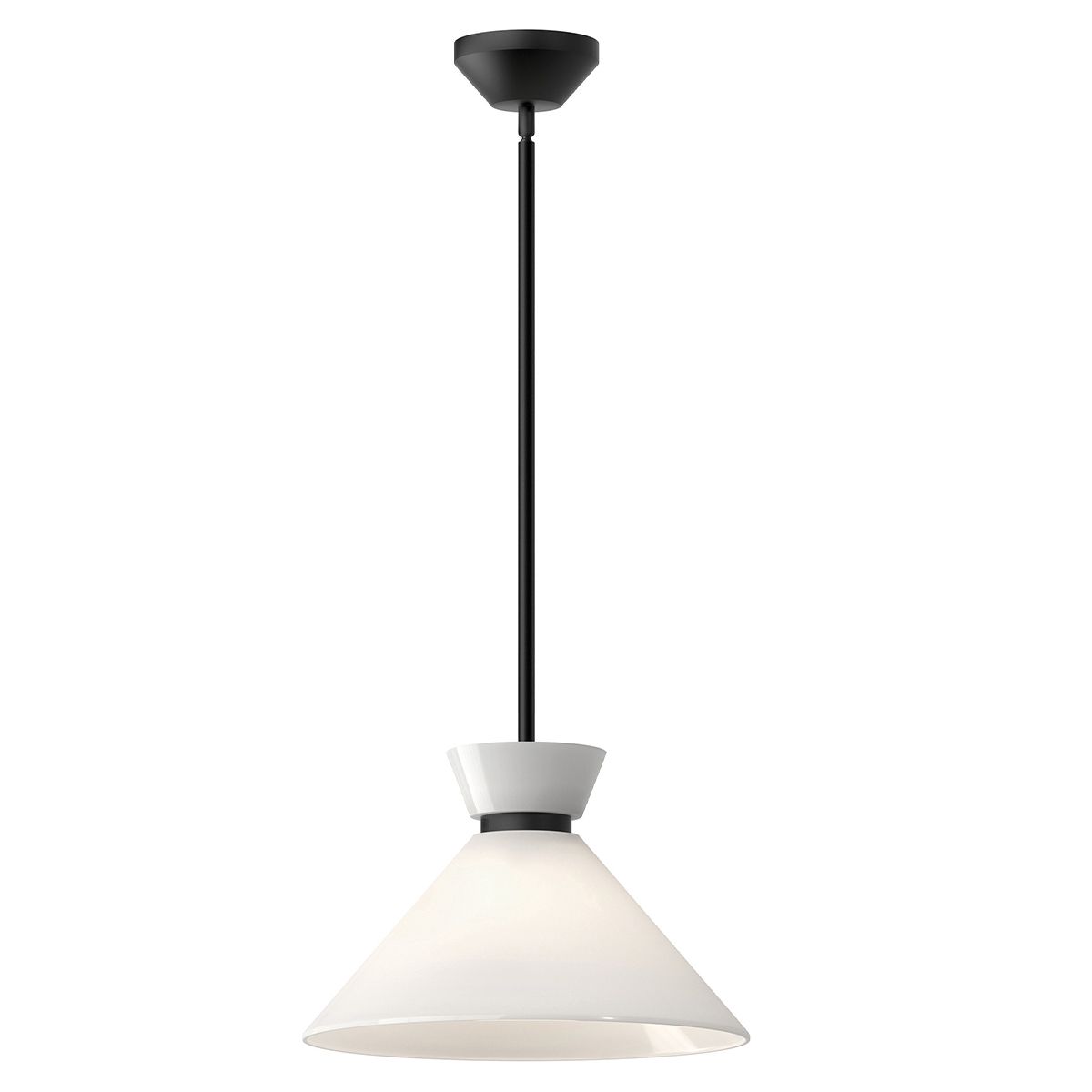 Alora Mood Halston Black Pendant Light