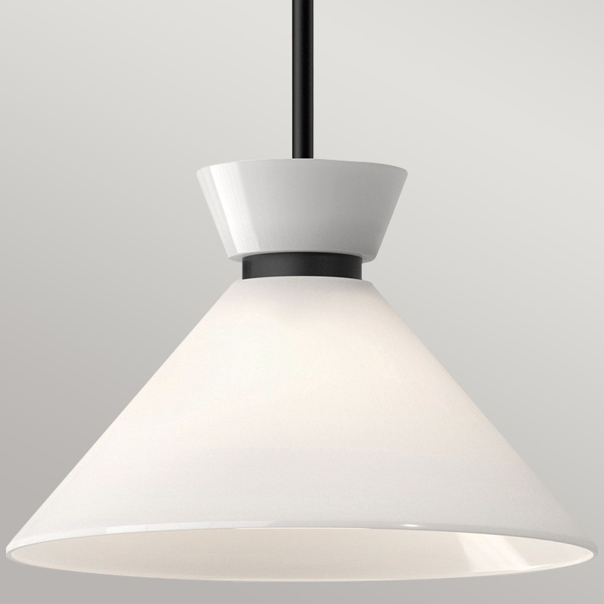 Alora Mood Halston Black Pendant Light