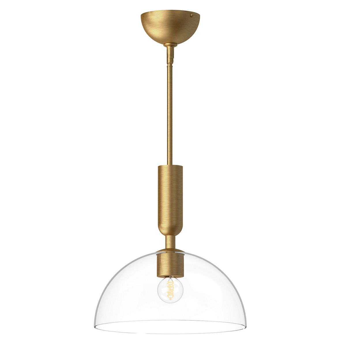 Alora Mood Jude Gold Living Room Pendant Light By Elstead Lighting ALM-JUDE-P-GD-CL