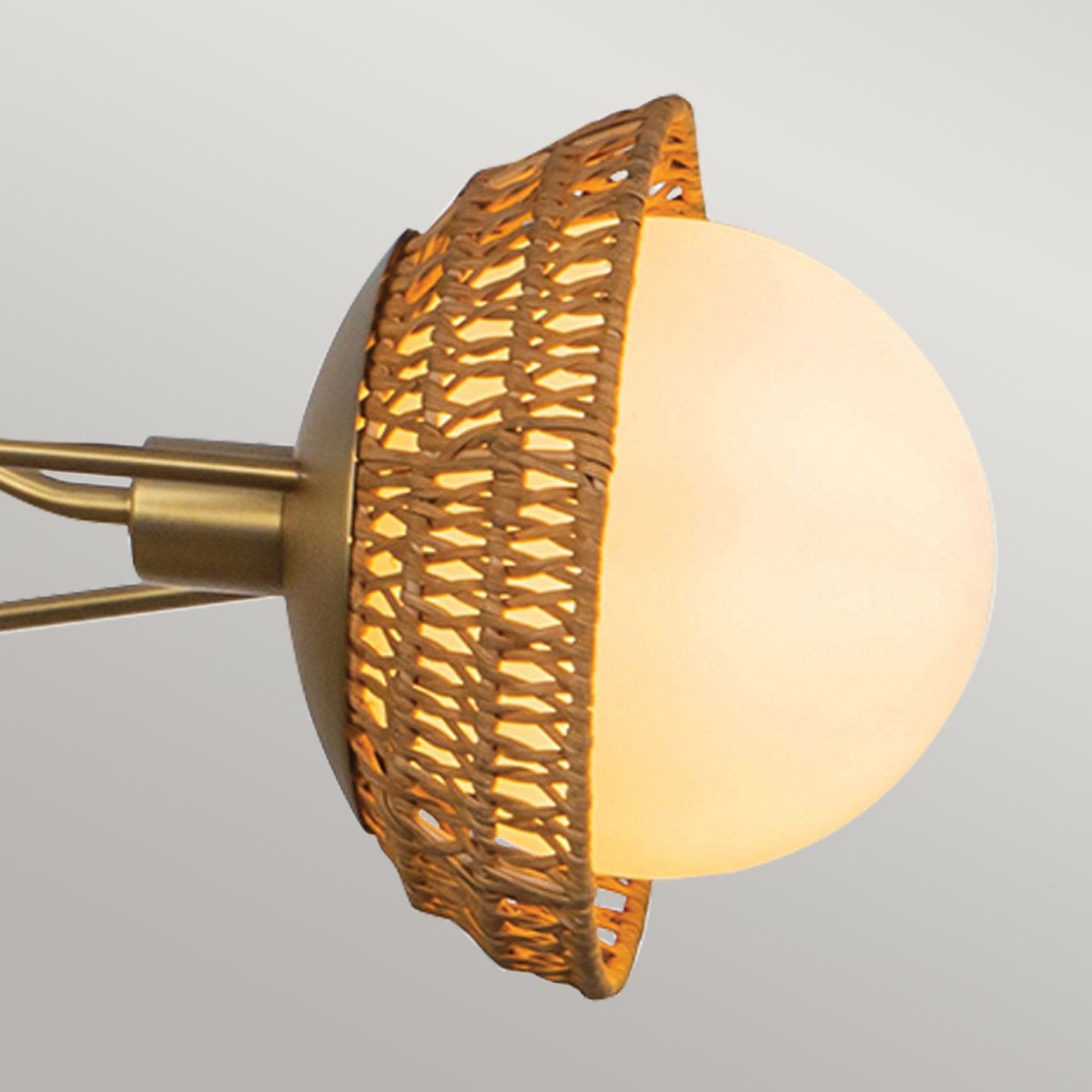 Alora Mood Perth 3 Light Gold Chandelier