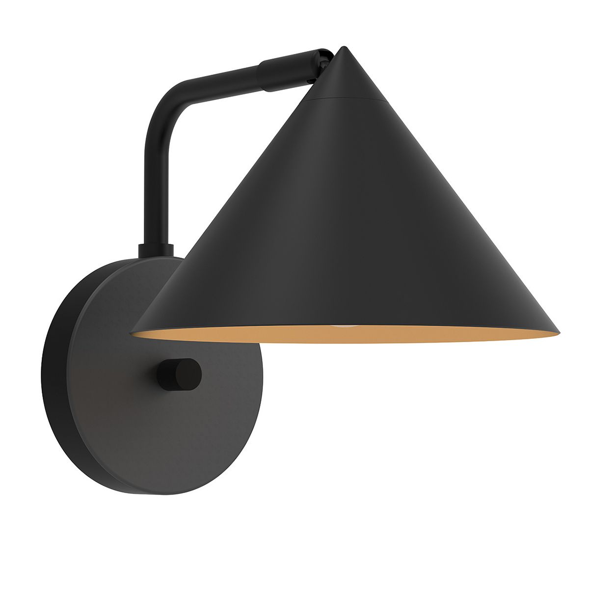 Alora Mood Remyck Black Wall Light ALM-REMYCK-1WB-BK by Alora Mood