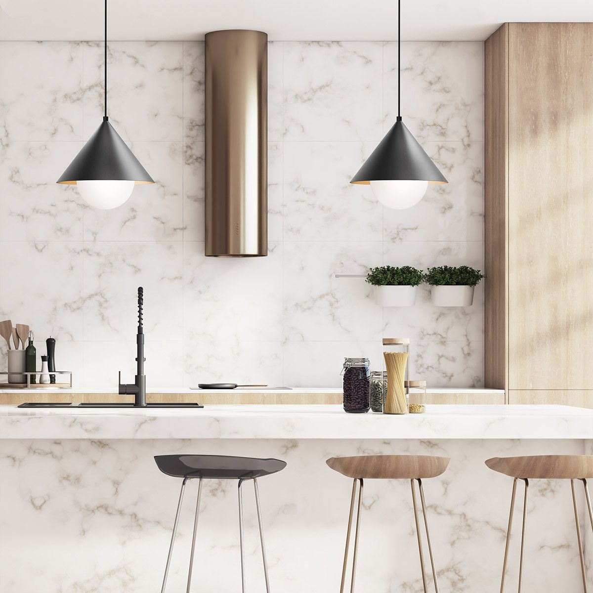 Alora Mood Remyck Black Ceiling Pendant Light