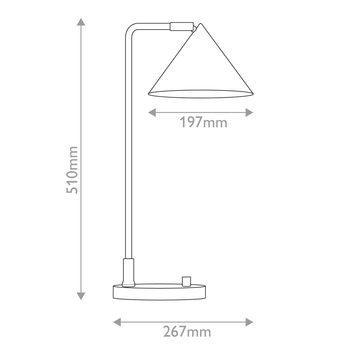 Alora Mood Remyck Gold Table Lamp