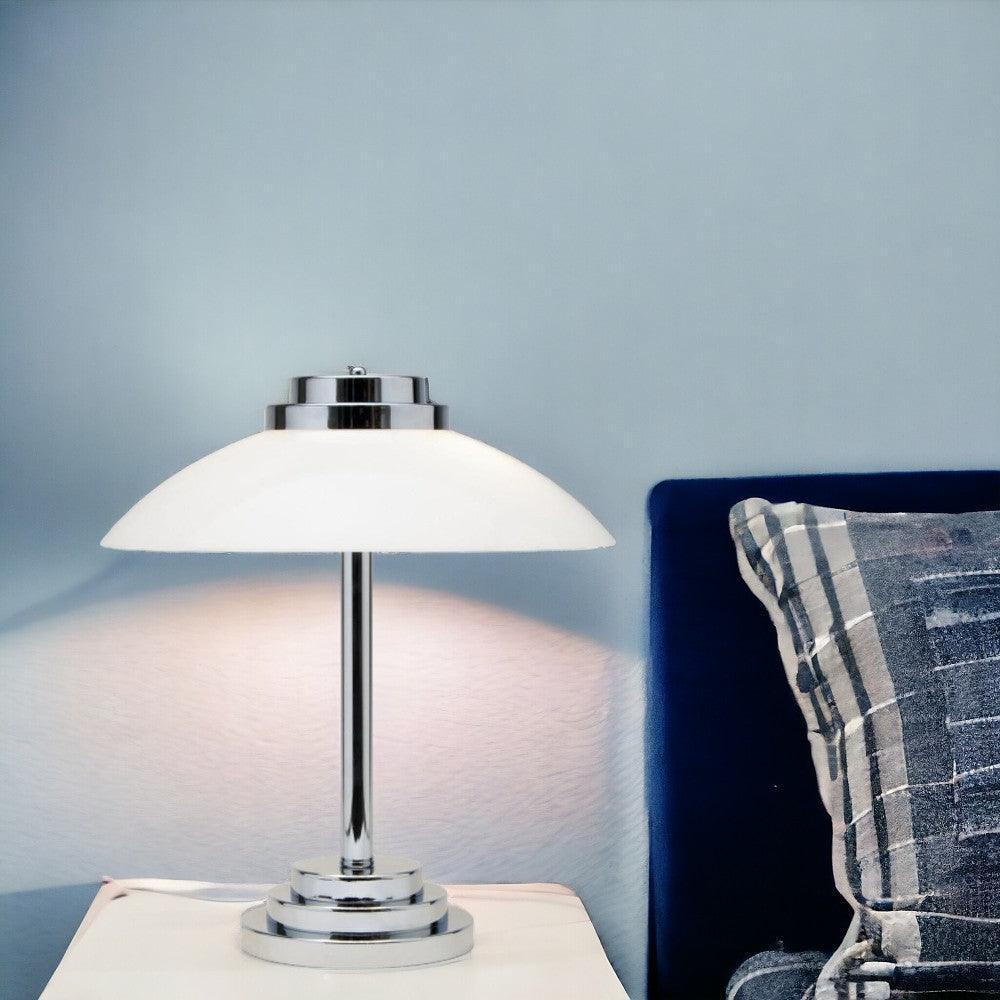 Chrome Art Deco Table Lamp Kansa STRATTON 57