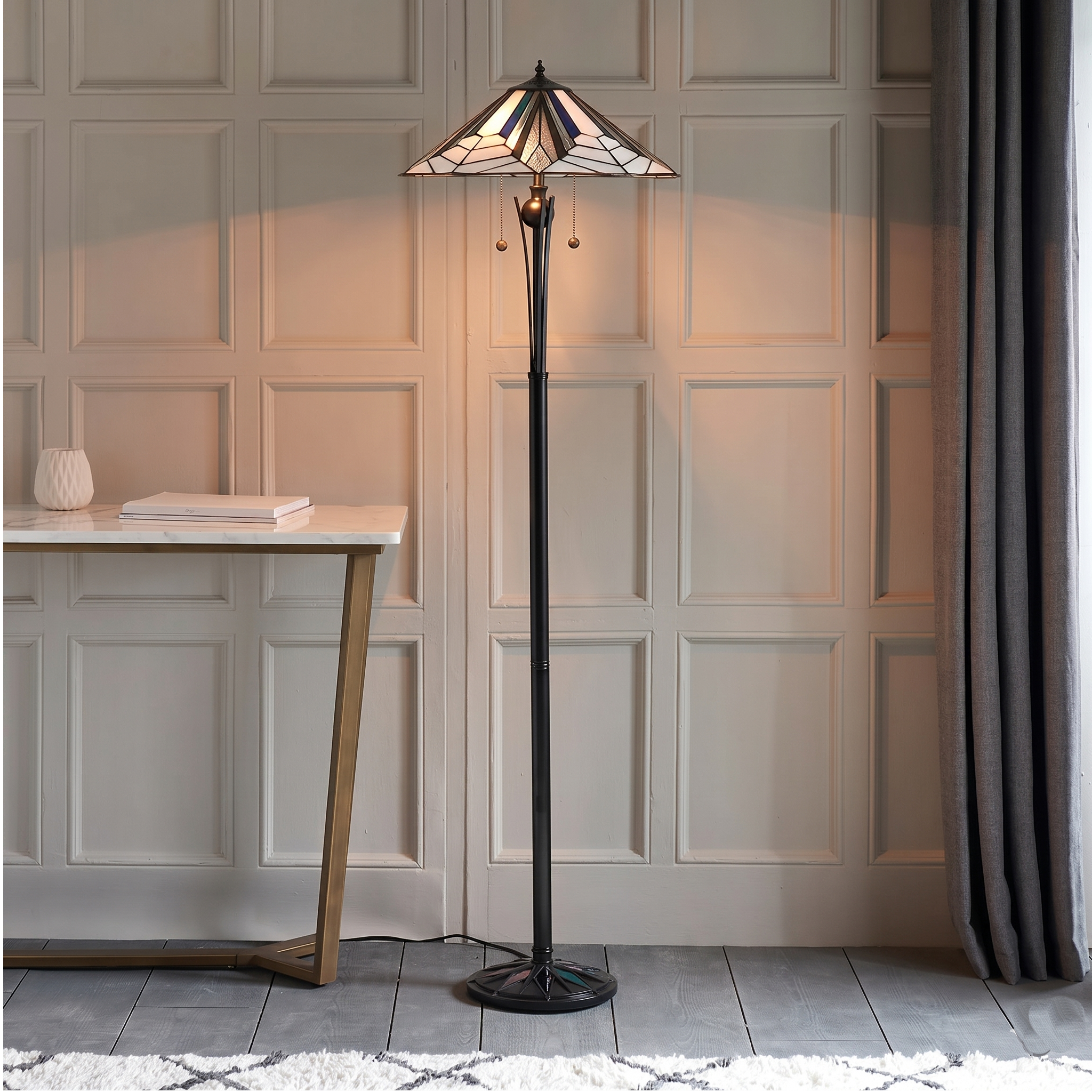 Interiors 1900 Astoria Tiffany Floor Lamp
