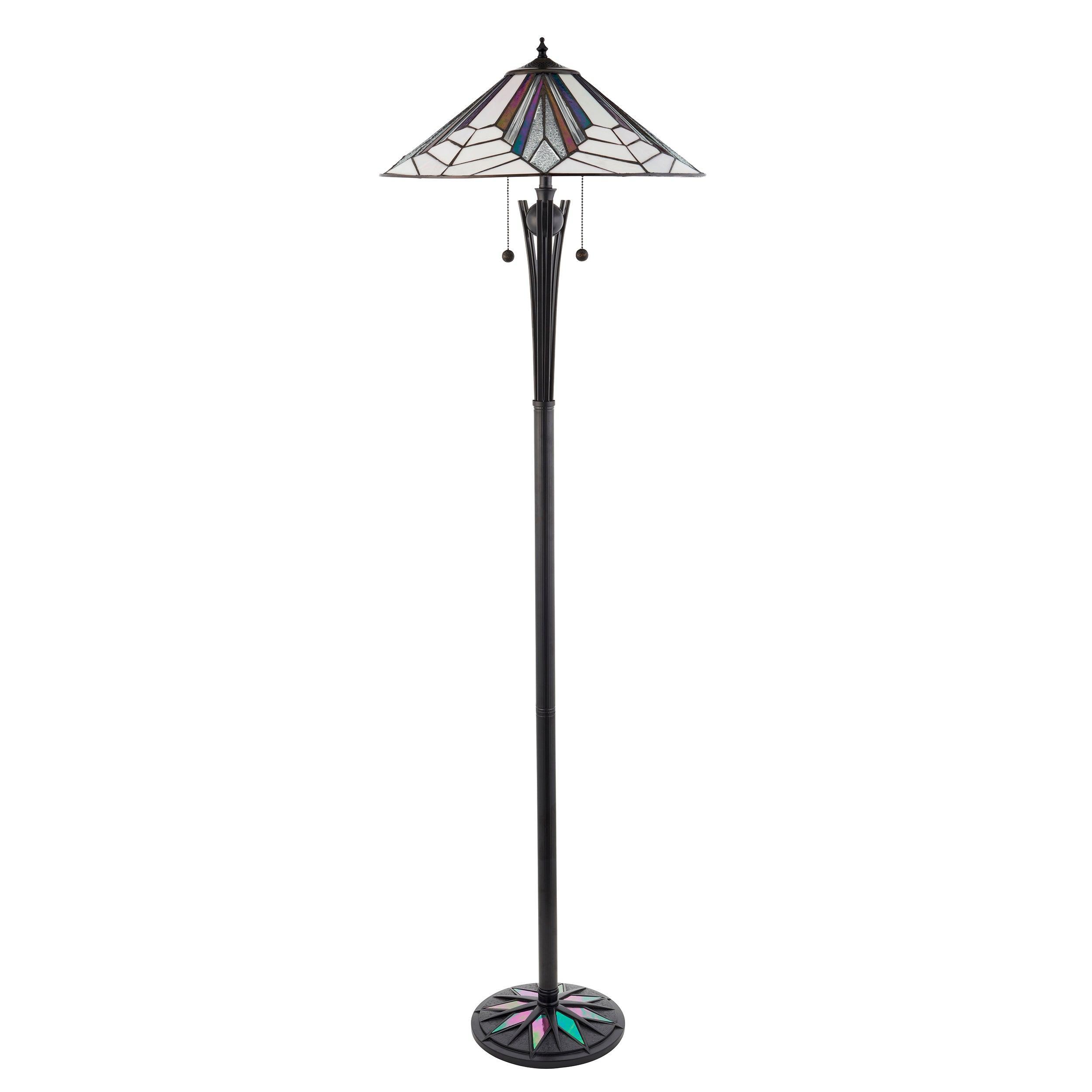 astoria tiffany floor lamp Bedroom Lighting lit image