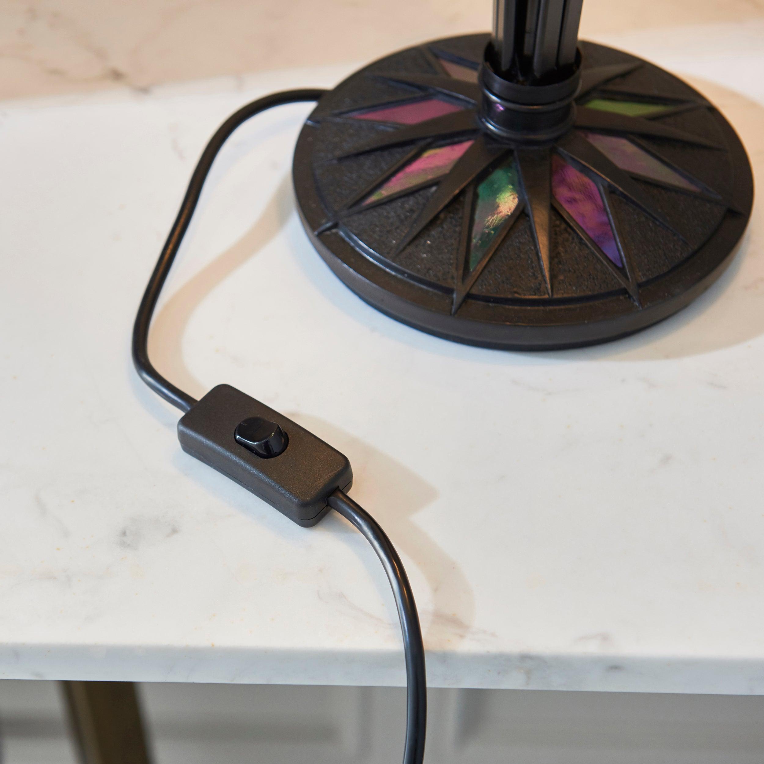 astoria tiffany table lamp Bedroom Lighting lit image