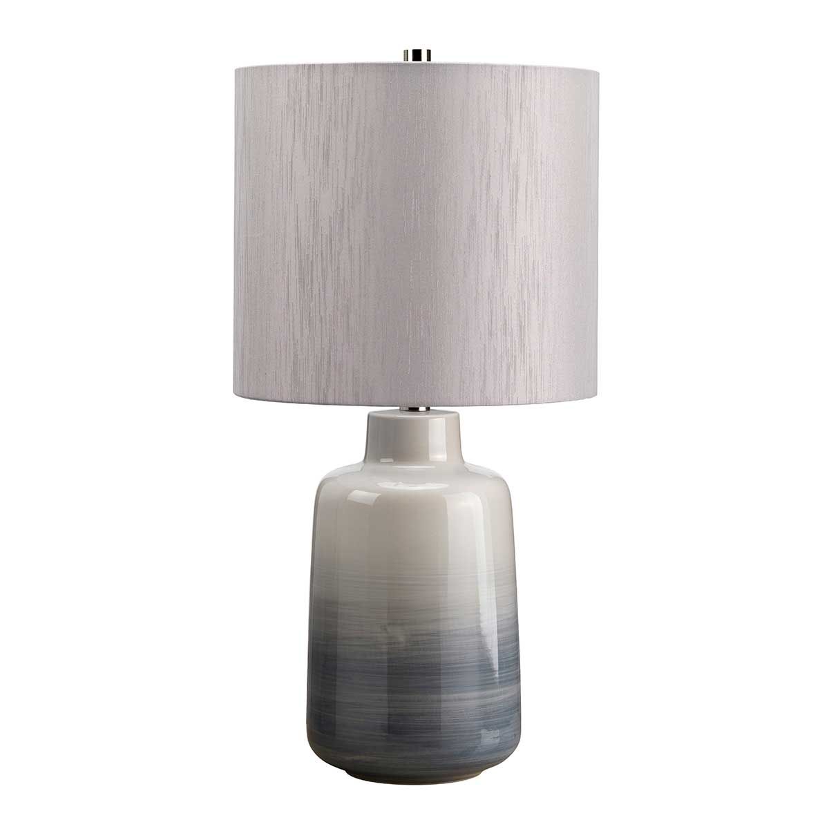 Elstead Bacari Small Blue & Grey Ceramic Table Lamp