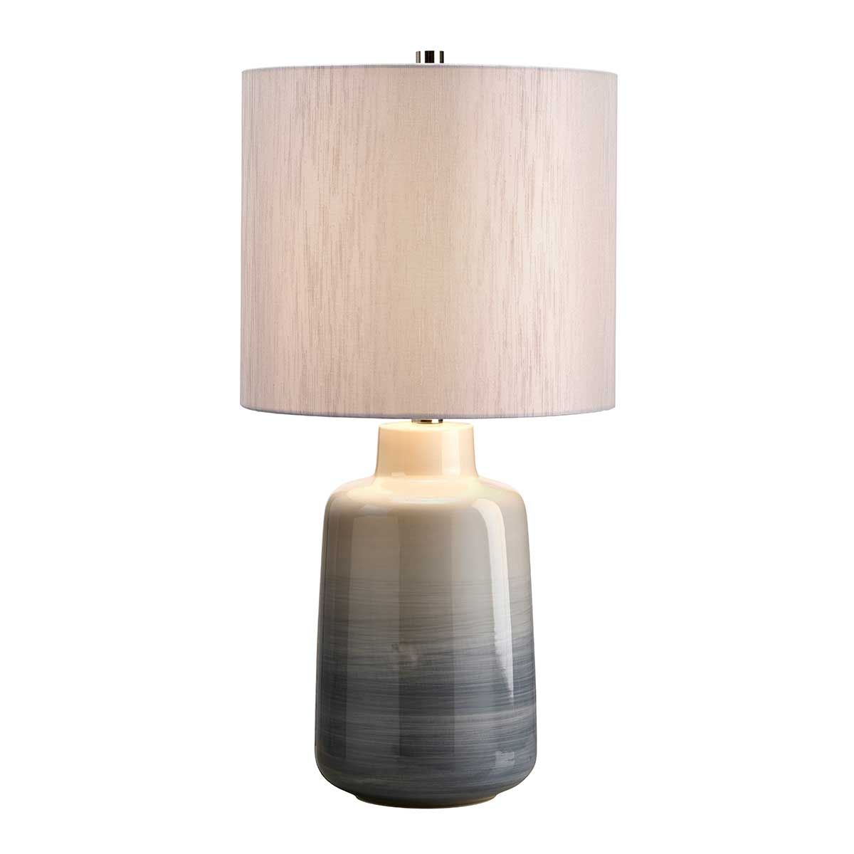 Elstead Bacari Small Blue & Grey Ceramic Table Lamp