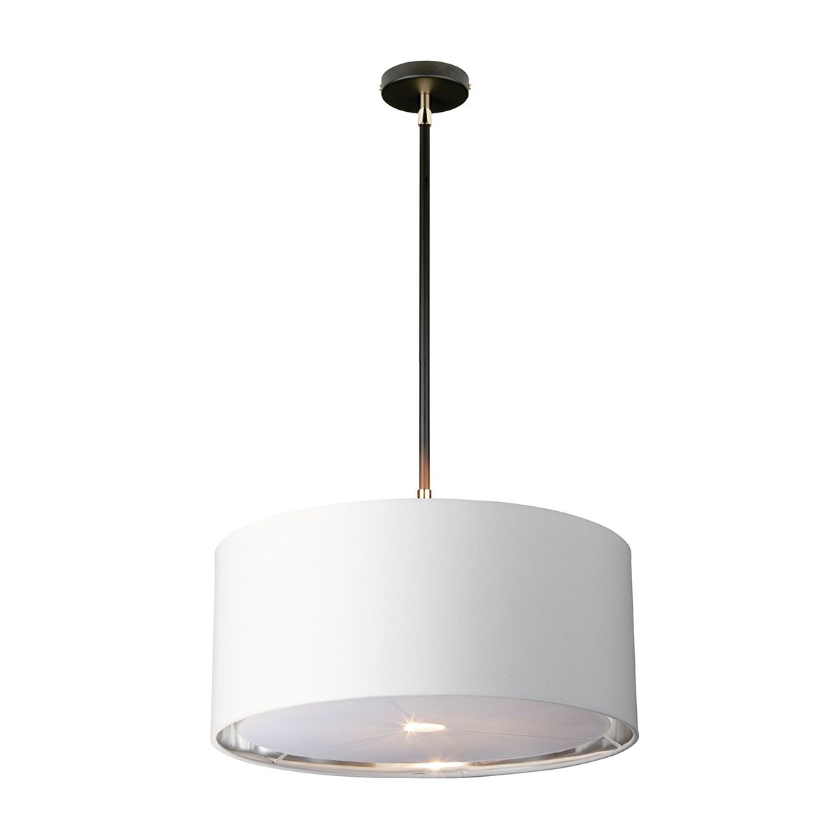 Balance 1 Light Black Kithcen Ceiling Pendant Light by Elstead Lighting BALANCE-P-BKPN