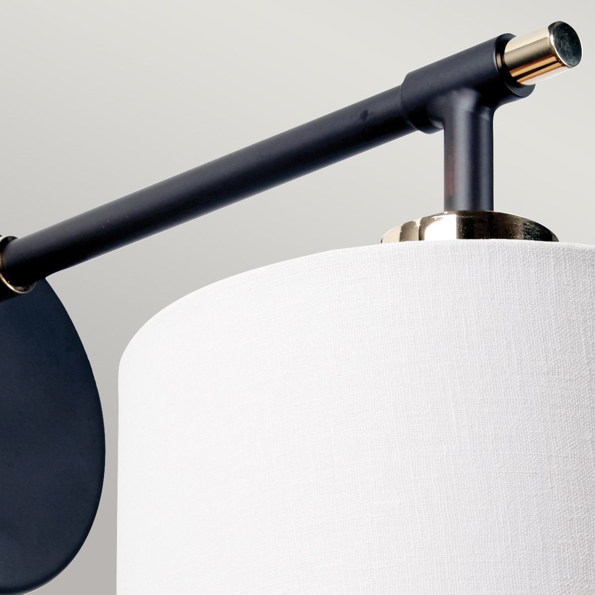 Balance 1 Light Black Wall Light-wh-20-091026