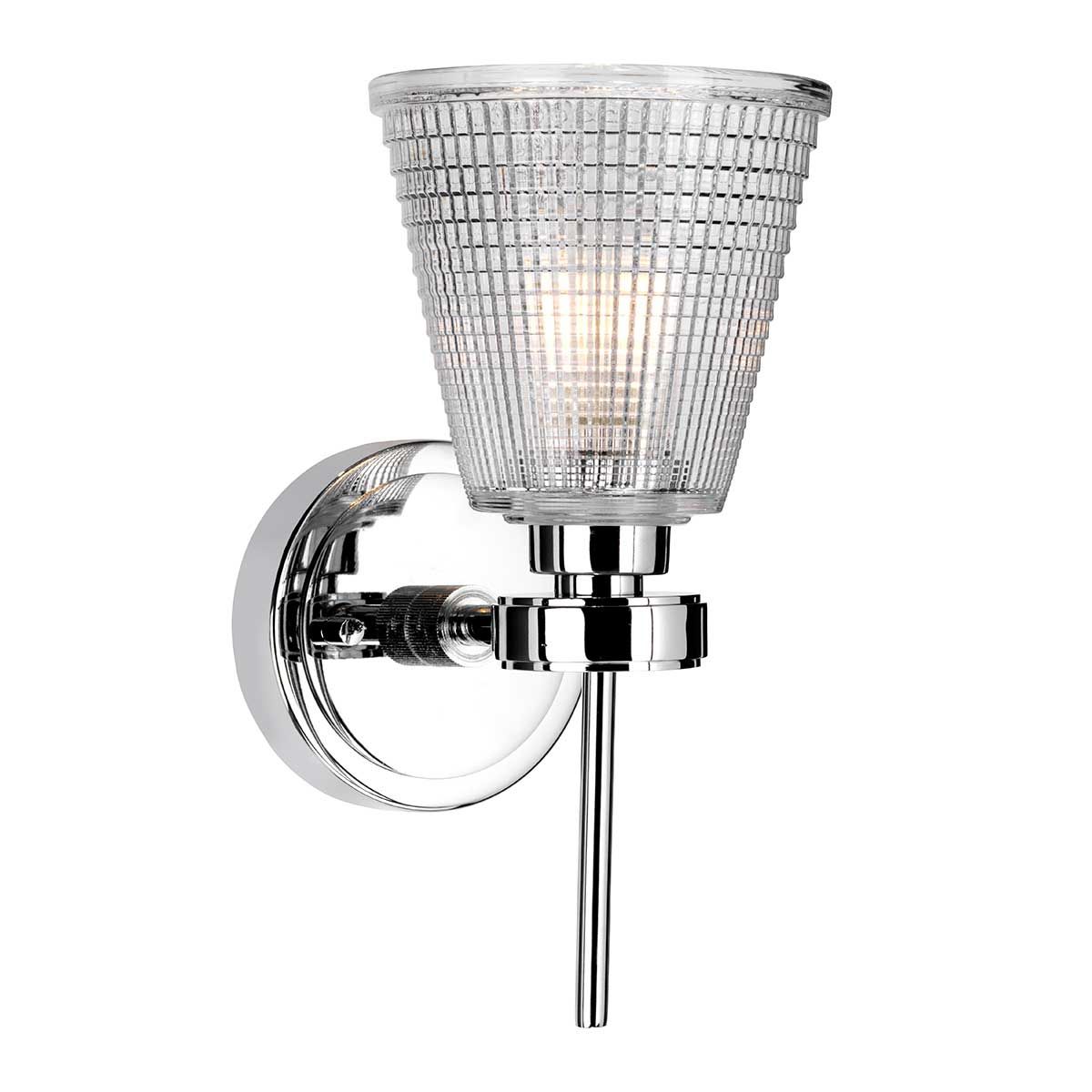 Gunnislake Polished Chrome Bathroom Wall Light-warehouse-clearance-270826
