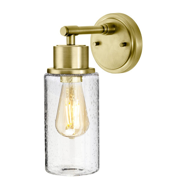 Elstead Morvah Brushed Brass Bathroom Wall Light -Warehouse Clearance Stock