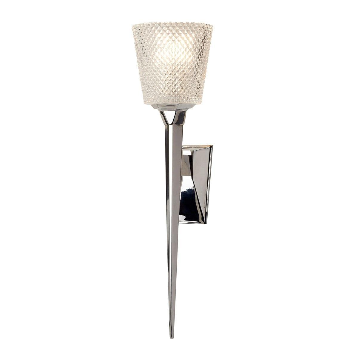 Elstead Lighting Verity Polished Chrome Bathroom Wall Light-WAREHOUSE-40-260626