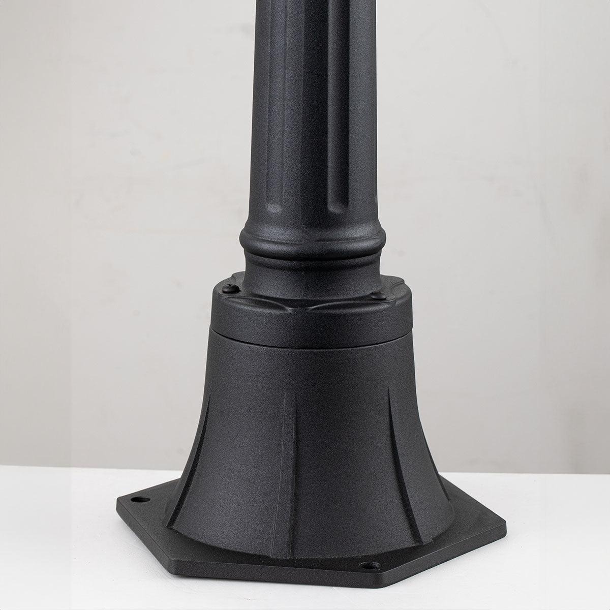 Elstead Bayview Black Medium Outdoor Bollard Light