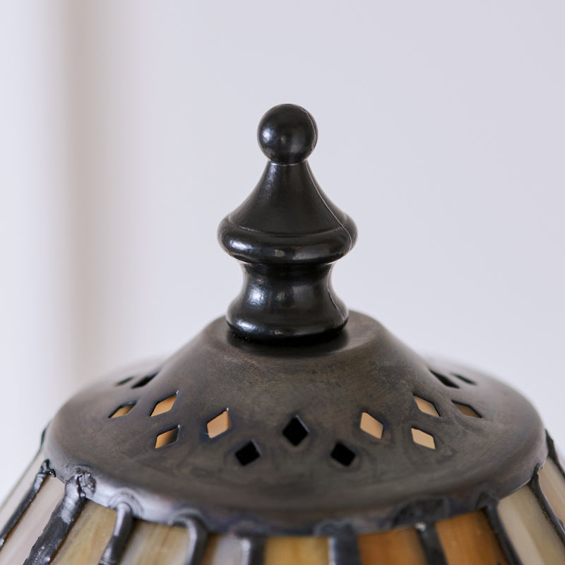 Interiors 1900 Bernwood Small Tiffany Bedside Table Lamp