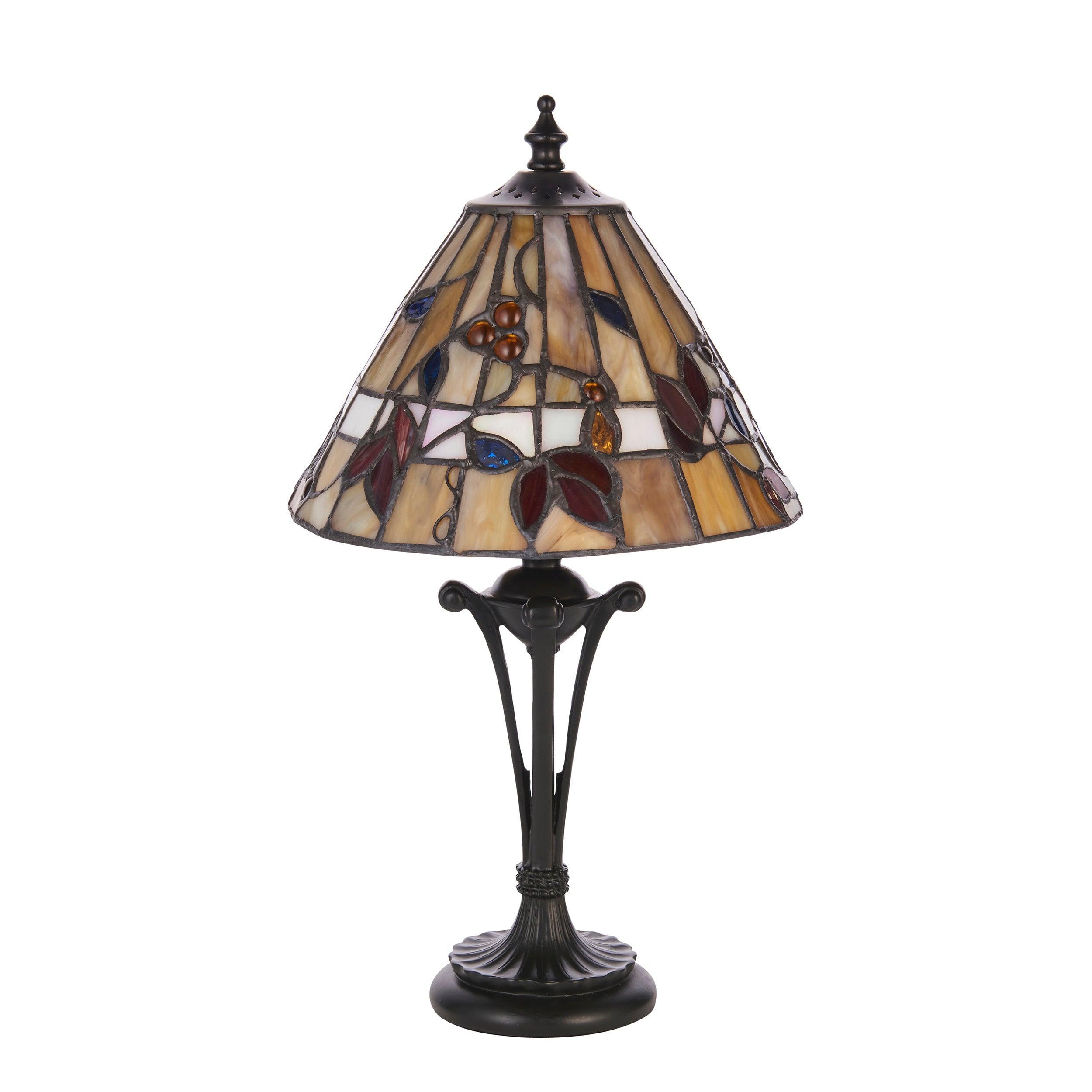berwood tiffany bedside lamp close up image