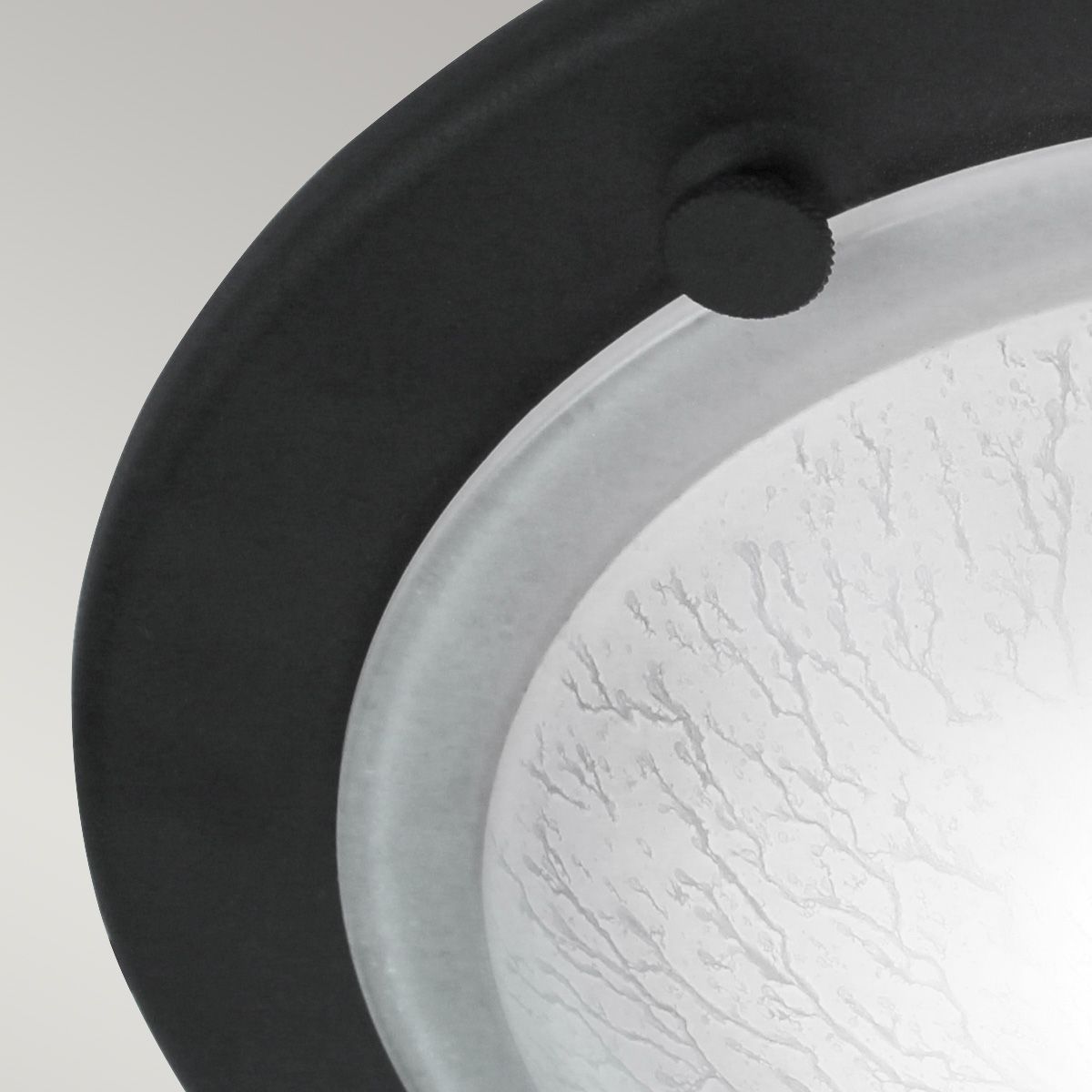 Berwick Black Flush Ceiling Light