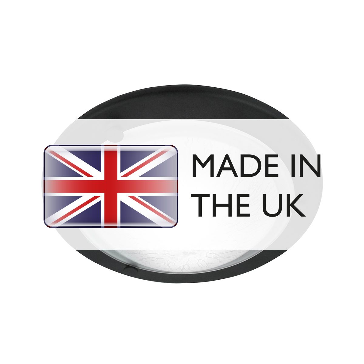 Berwick Black Flush Ceiling Light