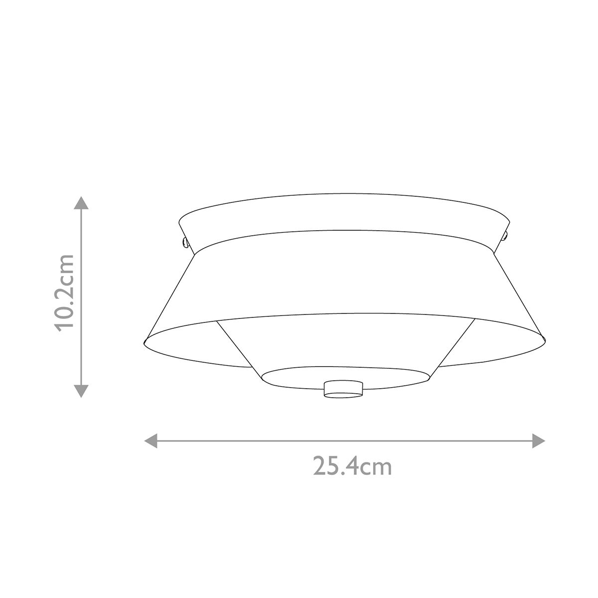 Bowtie 2 Light Modern Bathroom Ceiling Light