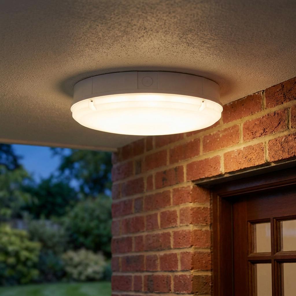 Forca Colour Changing LED Bulkhead with Emergency Backup IP65 18W-warehouse-180926
