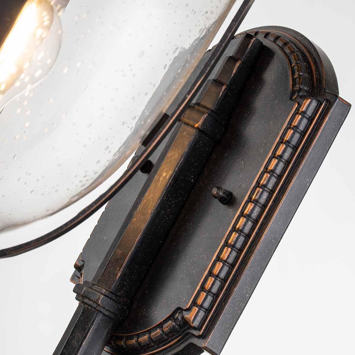 Cleveland 1 Light Medium Bronze Outdoor Wall Light