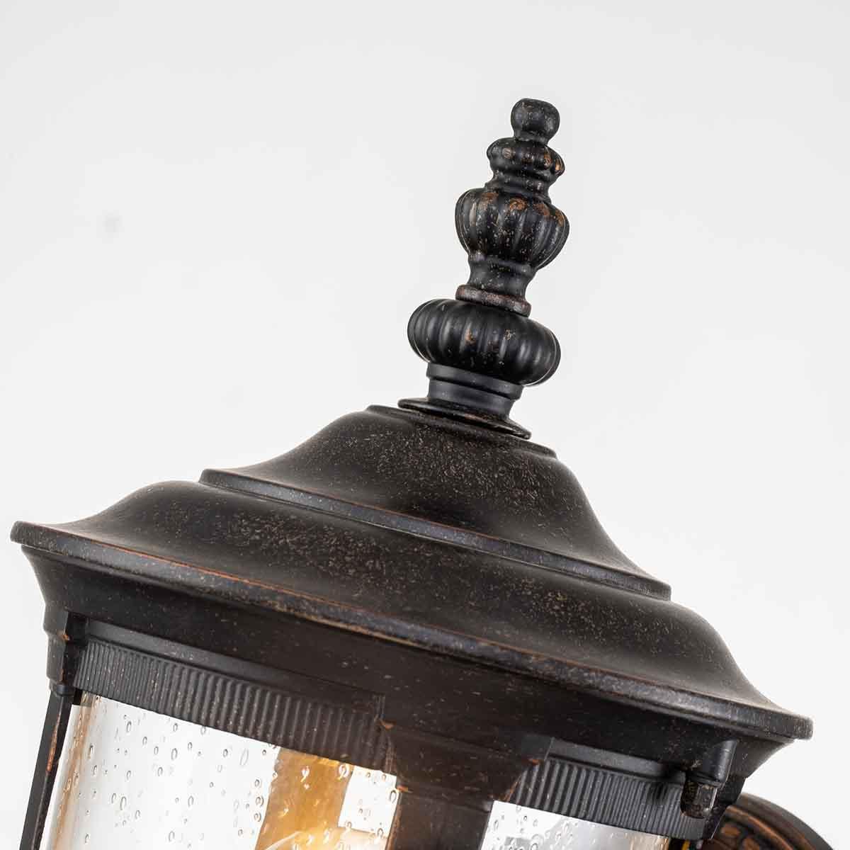 Cleveland 1 Uplight Small Bronze Outdoor Wall Light-warehouse-180926