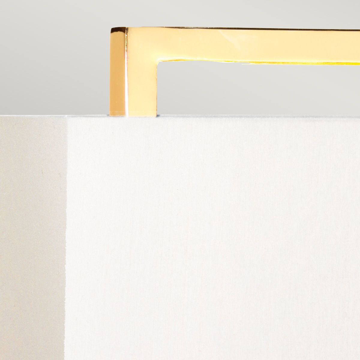 Cross Gold Modern Table Lamp - Ivory shade
