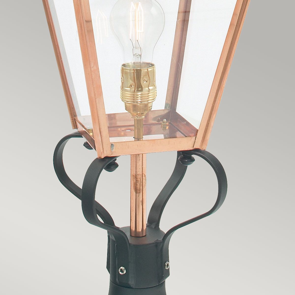Elstead Chelsea Copper Outdoor Pedestal Lantern