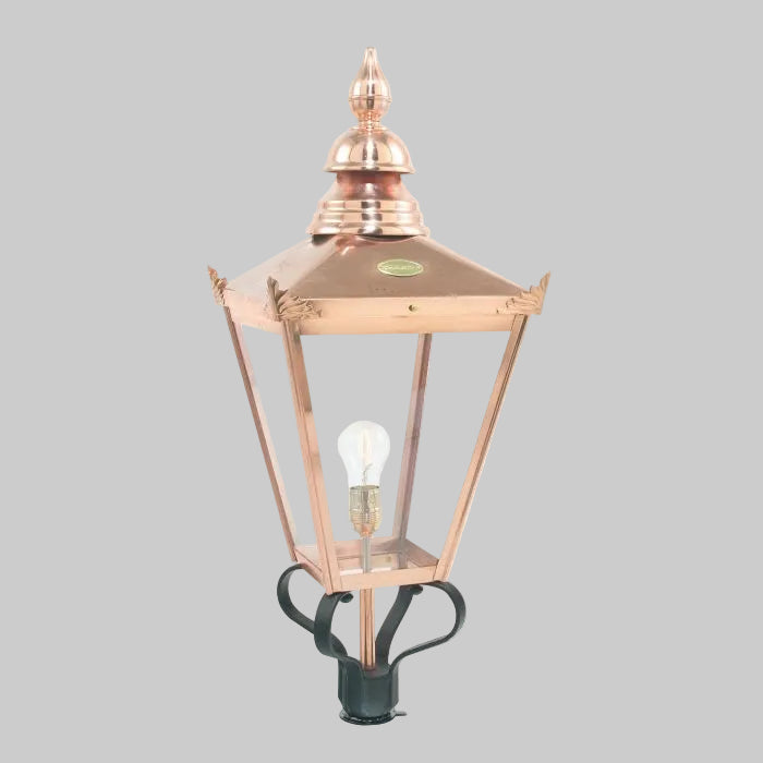 Chelsea 1 Light Grande Lamp Post Head Only by Elstead Lighting — suits porches, gardens & patios