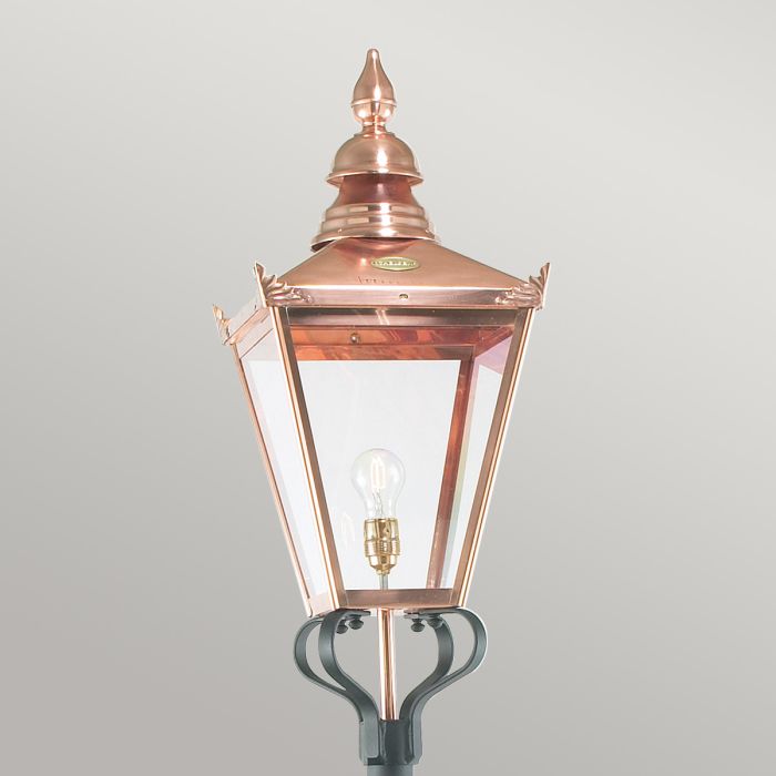 Elstead Chelsea Copper Outdoor Lamp Post Lantern