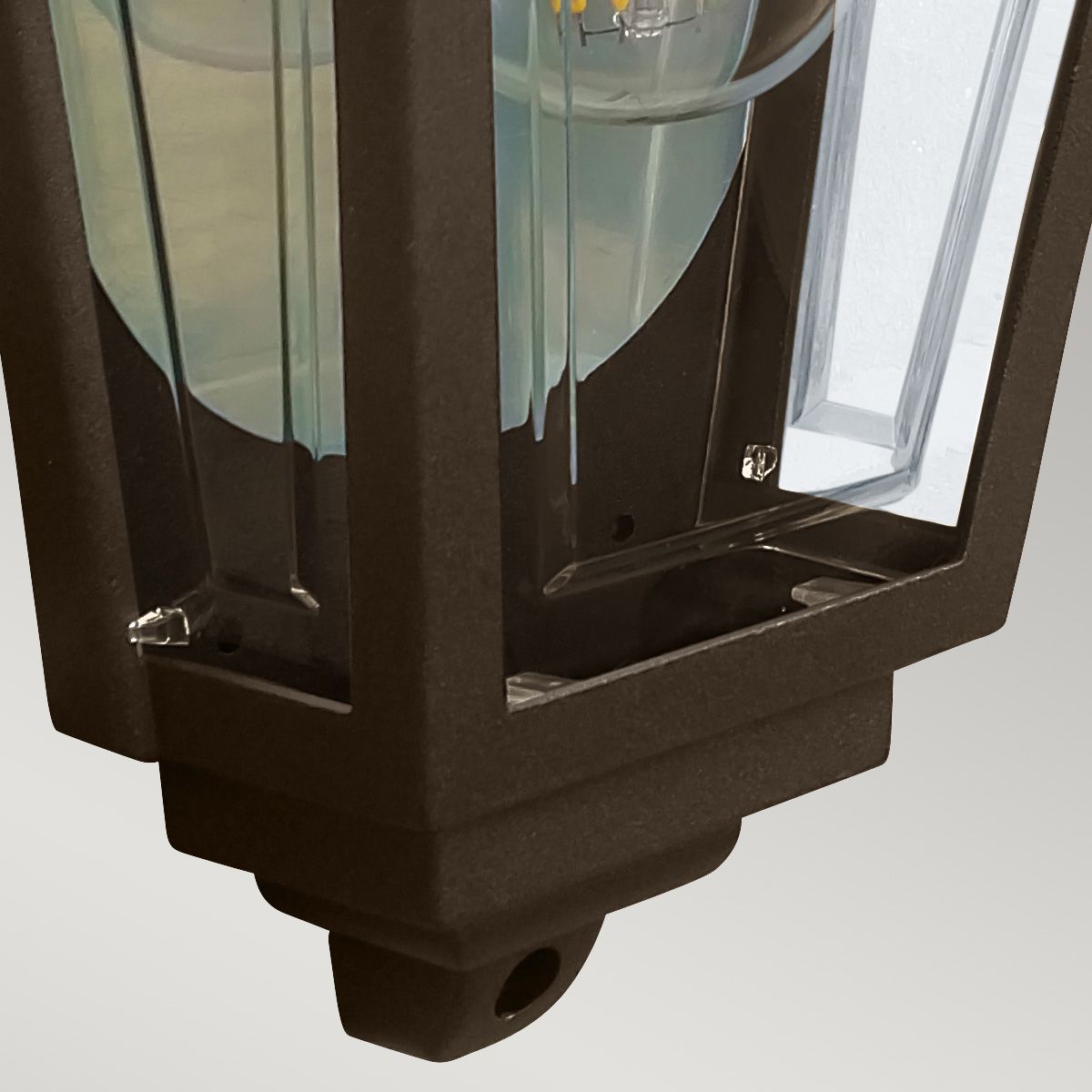 Deco Lane 1 Light Bronze Outdoor Half Wall Lantern-wh-20-091026
