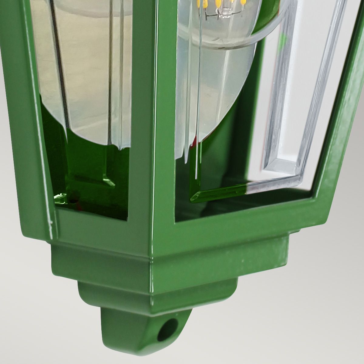 Deco Lane 1 Light Green Outdoor Half Wall Lantern