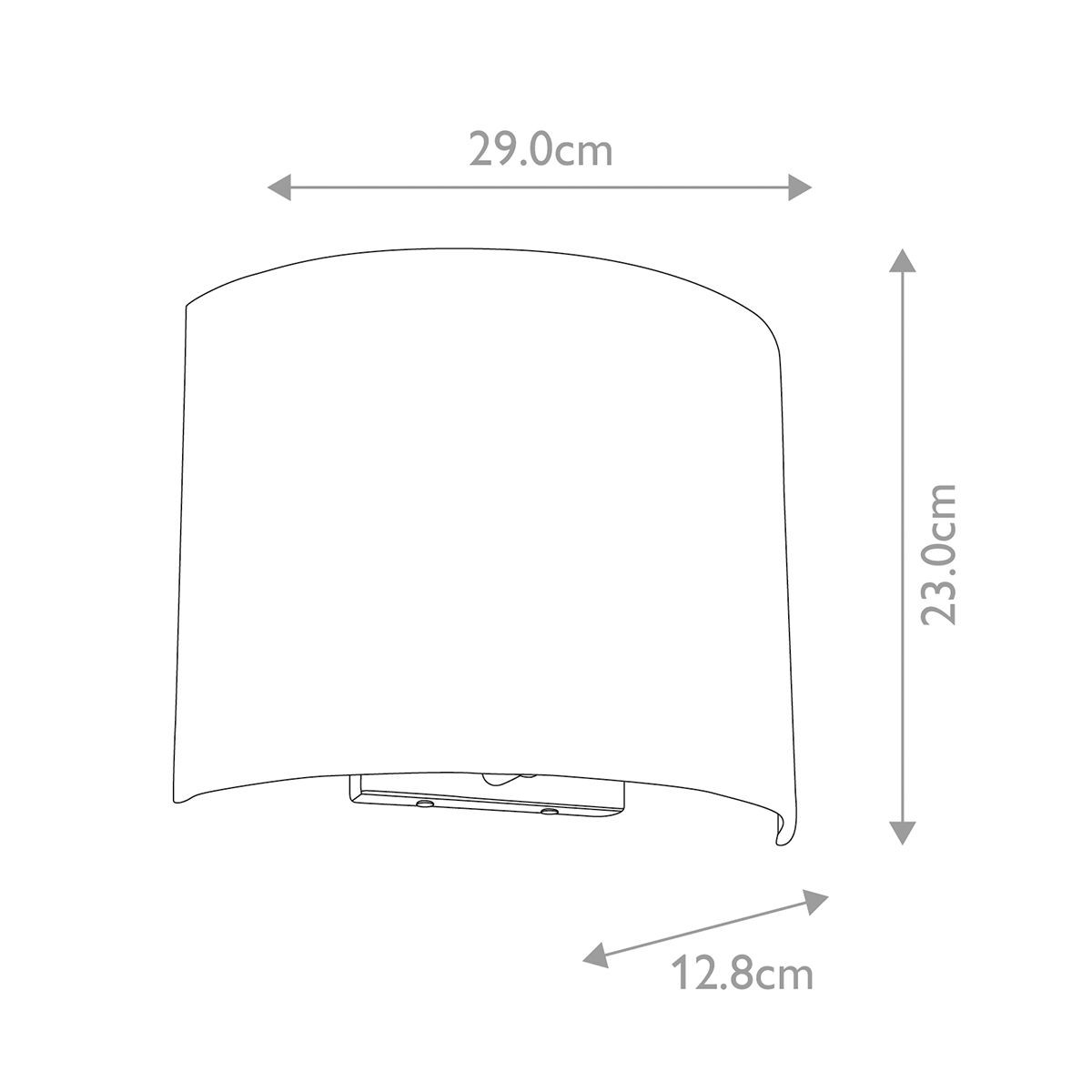 Cooper Medium Curved Wall Light with Aged Brass Back Plate-warehouse-clearance-020426